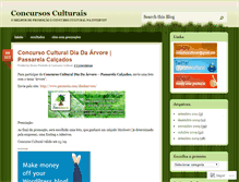 Tablet Screenshot of concursosculturais.wordpress.com