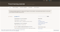Desktop Screenshot of iitjfrench.wordpress.com