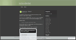 Desktop Screenshot of livefreeorblowhard.wordpress.com