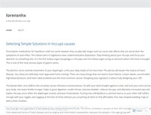 Tablet Screenshot of lorensnhx.wordpress.com