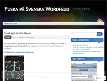 Tablet Screenshot of fuskawordfeudsvenska.wordpress.com