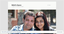 Desktop Screenshot of nikhilsinghal2010.wordpress.com