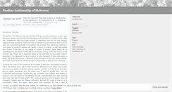 Desktop Screenshot of paulineauthorship.wordpress.com