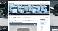 Desktop Screenshot of camioes.wordpress.com