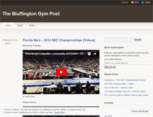 Tablet Screenshot of bluffingtongympost.wordpress.com