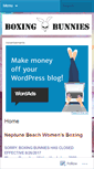 Mobile Screenshot of boxingbunnies.wordpress.com