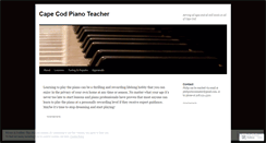 Desktop Screenshot of capecodpianoteacher.wordpress.com