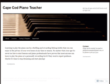 Tablet Screenshot of capecodpianoteacher.wordpress.com