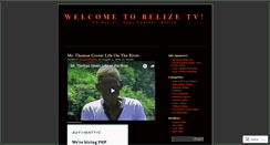 Desktop Screenshot of belizetv.wordpress.com