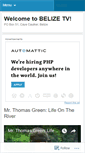 Mobile Screenshot of belizetv.wordpress.com