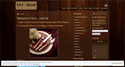 Desktop Screenshot of forkitletseat.wordpress.com