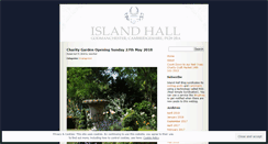 Desktop Screenshot of islandhall.wordpress.com