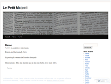 Tablet Screenshot of lepetitmalpoli.wordpress.com