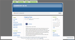 Desktop Screenshot of gabina49.wordpress.com