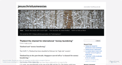 Desktop Screenshot of jesuschristusmessias.wordpress.com