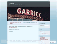 Tablet Screenshot of ganson.wordpress.com