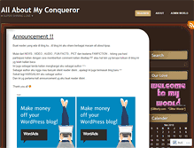Tablet Screenshot of conqueroristhebest.wordpress.com