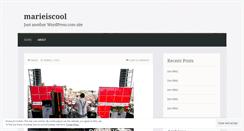 Desktop Screenshot of marieiscool.wordpress.com