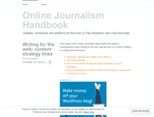 Tablet Screenshot of onlinejournalismhandbook.wordpress.com