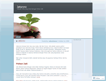 Tablet Screenshot of jatisrono.wordpress.com