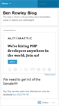 Mobile Screenshot of benrowley78.wordpress.com