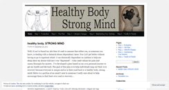 Desktop Screenshot of healthybodystrongmind.wordpress.com