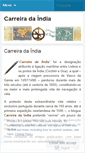 Mobile Screenshot of carreiradaindia.wordpress.com