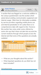 Mobile Screenshot of census2012.wordpress.com