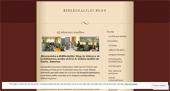 Desktop Screenshot of bibliogalilei.wordpress.com