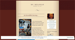 Desktop Screenshot of msmelanian.wordpress.com