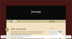Desktop Screenshot of jennrag.wordpress.com