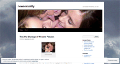 Desktop Screenshot of newsexuality.wordpress.com