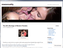 Tablet Screenshot of newsexuality.wordpress.com