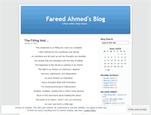 Tablet Screenshot of fareedahmed.wordpress.com