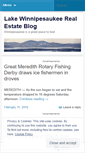 Mobile Screenshot of lakewinnipesaukee.wordpress.com