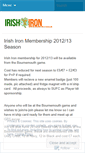 Mobile Screenshot of irishironblogs.wordpress.com