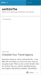 Mobile Screenshot of aarlh2o7he.wordpress.com