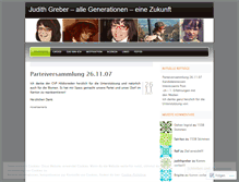 Tablet Screenshot of judithgreber.wordpress.com