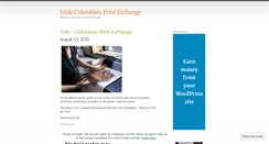 Desktop Screenshot of printexchange.wordpress.com