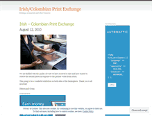 Tablet Screenshot of printexchange.wordpress.com