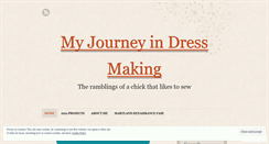 Desktop Screenshot of mydressdiary.wordpress.com