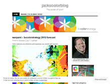 Tablet Screenshot of jackscolorblog.wordpress.com