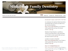 Tablet Screenshot of mountvernondental.wordpress.com