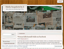 Tablet Screenshot of mediasnapshots.wordpress.com