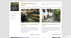 Desktop Screenshot of agroturismonavarra.wordpress.com