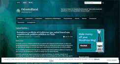 Desktop Screenshot of odontorural.wordpress.com