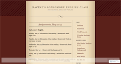 Desktop Screenshot of englishracine.wordpress.com