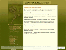 Tablet Screenshot of neuronaargentina.wordpress.com