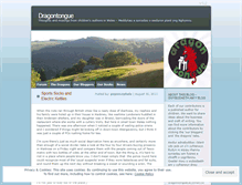 Tablet Screenshot of dragontongue.wordpress.com
