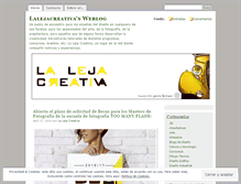 Tablet Screenshot of lalejacreativa.wordpress.com